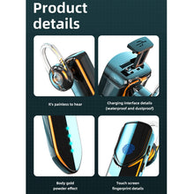 Load image into Gallery viewer, V19S Bluetooth 5.0 Business Style Fingerprint Touch Bluetooth Earphone