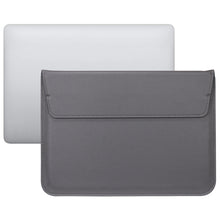 Load image into Gallery viewer, PU Leather Ultra-thin Envelope Bag Laptop Bag with Stand Function, For MacBook Air / Pro 11 inch, For MacBook Air / Pro 13 inch, For MacBook Air / Pro 15 inch