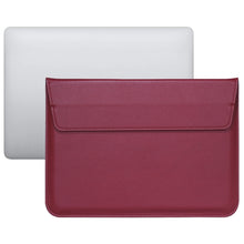 Load image into Gallery viewer, PU Leather Ultra-thin Envelope Bag Laptop Bag with Stand Function, For MacBook Air / Pro 11 inch, For MacBook Air / Pro 13 inch, For MacBook Air / Pro 15 inch