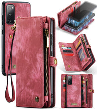Load image into Gallery viewer, CaseMe 008 Detachable Multifunctional Horizontal Flip Leather Case with Holder &amp; Card Slot &amp; Zipper Wallet &amp; Photo Frame, For Samsung Galaxy S20 FE