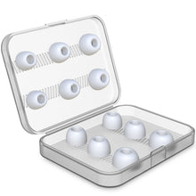 Load image into Gallery viewer, 6 Pairs Wireless Earphone Replaceable Silicone Ear Cap Earplugs for AirPods Pro, with Storage Box, Silicone White