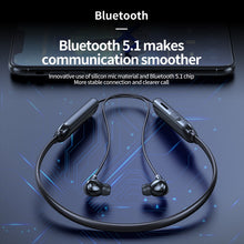 Load image into Gallery viewer, M60 8D Surround Sound Wireless Neck-mounted 5.1 Bluetooth Earphone Support TF Card MP3 Mode