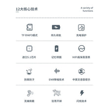 Load image into Gallery viewer, M60 8D Surround Sound Wireless Neck-mounted 5.1 Bluetooth Earphone Support TF Card MP3 Mode