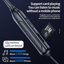 Load image into Gallery viewer, M60 8D Surround Sound Wireless Neck-mounted 5.1 Bluetooth Earphone Support TF Card MP3 Mode