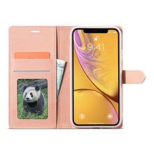 Load image into Gallery viewer, Forwenw F1 Series Matte Strong Magnetism Horizontal Flip Leather Case with Holder &amp; Card Slots &amp; Wallet &amp; Photo Frame, For iPhone XR