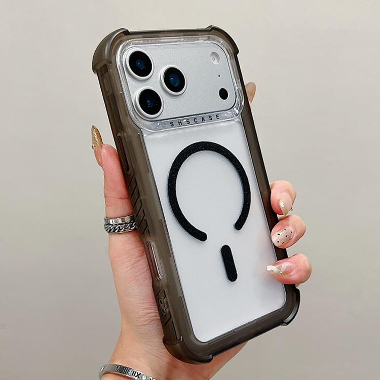 Transparent Matte TPU Hybrid PC 3-in-1 MagSafe Phone Case, For iPhone 18 Pro / 17 Pro, For iPhone 18 Pro Max / 17 Pro Max, For iPhone 17, For iPhone Air, For iPhone 16 Pro Max, For iPhone 16 Pro, For iPhone 16 Plus, For iPhone 16