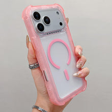 Load image into Gallery viewer, Transparent Matte TPU Hybrid PC 3-in-1 MagSafe Phone Case, For iPhone 18 Pro / 17 Pro, For iPhone 18 Pro Max / 17 Pro Max, For iPhone 17, For iPhone Air, For iPhone 16 Pro Max, For iPhone 16 Pro, For iPhone 16 Plus, For iPhone 16