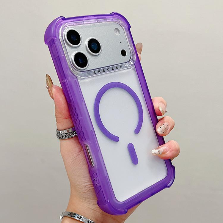 Transparent Matte TPU Hybrid PC 3-in-1 MagSafe Phone Case, For iPhone 18 Pro / 17 Pro, For iPhone 18 Pro Max / 17 Pro Max, For iPhone 17, For iPhone Air, For iPhone 16 Pro Max, For iPhone 16 Pro, For iPhone 16 Plus, For iPhone 16