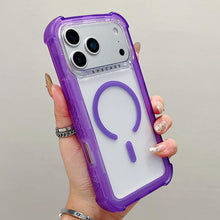 Load image into Gallery viewer, Transparent Matte TPU Hybrid PC 3-in-1 MagSafe Phone Case, For iPhone 18 Pro / 17 Pro, For iPhone 18 Pro Max / 17 Pro Max, For iPhone 17, For iPhone Air, For iPhone 16 Pro Max, For iPhone 16 Pro, For iPhone 16 Plus, For iPhone 16