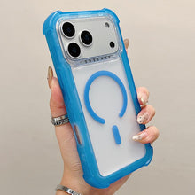 Load image into Gallery viewer, Transparent Matte TPU Hybrid PC 3-in-1 MagSafe Phone Case, For iPhone 18 Pro / 17 Pro, For iPhone 18 Pro Max / 17 Pro Max, For iPhone 17, For iPhone Air, For iPhone 16 Pro Max, For iPhone 16 Pro, For iPhone 16 Plus, For iPhone 16