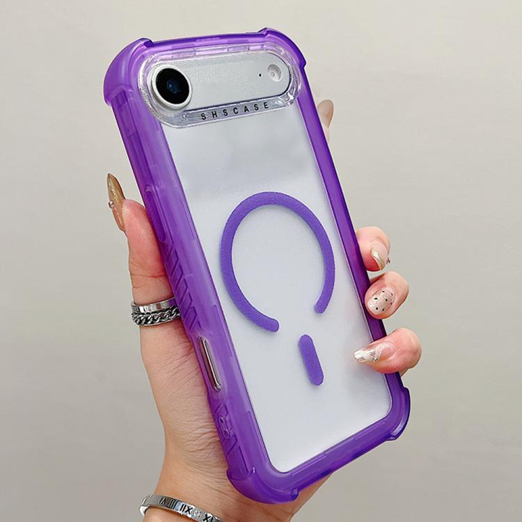 Transparent Matte TPU Hybrid PC 3-in-1 MagSafe Phone Case, For iPhone 18 Pro / 17 Pro, For iPhone 18 Pro Max / 17 Pro Max, For iPhone 17, For iPhone Air, For iPhone 16 Pro Max, For iPhone 16 Pro, For iPhone 16 Plus, For iPhone 16