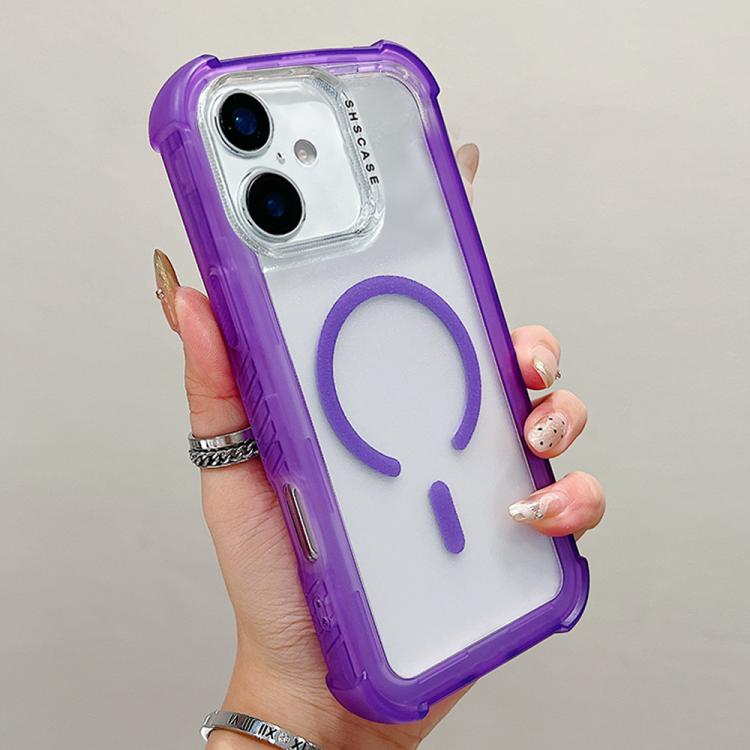 Transparent Matte TPU Hybrid PC 3-in-1 MagSafe Phone Case, For iPhone 18 Pro / 17 Pro, For iPhone 18 Pro Max / 17 Pro Max, For iPhone 17, For iPhone Air, For iPhone 16 Pro Max, For iPhone 16 Pro, For iPhone 16 Plus, For iPhone 16