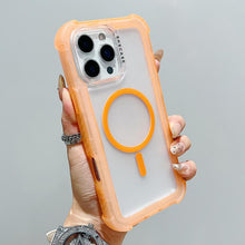 Load image into Gallery viewer, Transparent Matte TPU Hybrid PC 3-in-1 MagSafe Phone Case, For iPhone 17 Pro Max, For iPhone 17 Pro, For iPhone 17, For iPhone Air, For iPhone 16 Pro Max, For iPhone 16 Pro, For iPhone 16 Plus, For iPhone 16