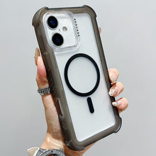 Load image into Gallery viewer, Transparent Matte TPU Hybrid PC 3-in-1 MagSafe Phone Case, For iPhone 17 Pro Max, For iPhone 17 Pro, For iPhone 17, For iPhone Air, For iPhone 16 Pro Max, For iPhone 16 Pro, For iPhone 16 Plus, For iPhone 16
