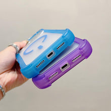 Load image into Gallery viewer, Transparent Matte TPU Hybrid PC 3-in-1 MagSafe Phone Case, For iPhone 17 Pro Max, For iPhone 17 Pro, For iPhone 17, For iPhone Air, For iPhone 16 Pro Max, For iPhone 16 Pro, For iPhone 16 Plus, For iPhone 16