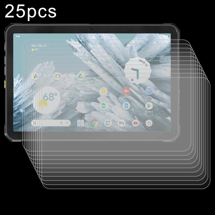 25pcs 9H 0.3mm Explosion-proof Tempered Glass Film, For ONERugged T2 Ultra 10.95 inch