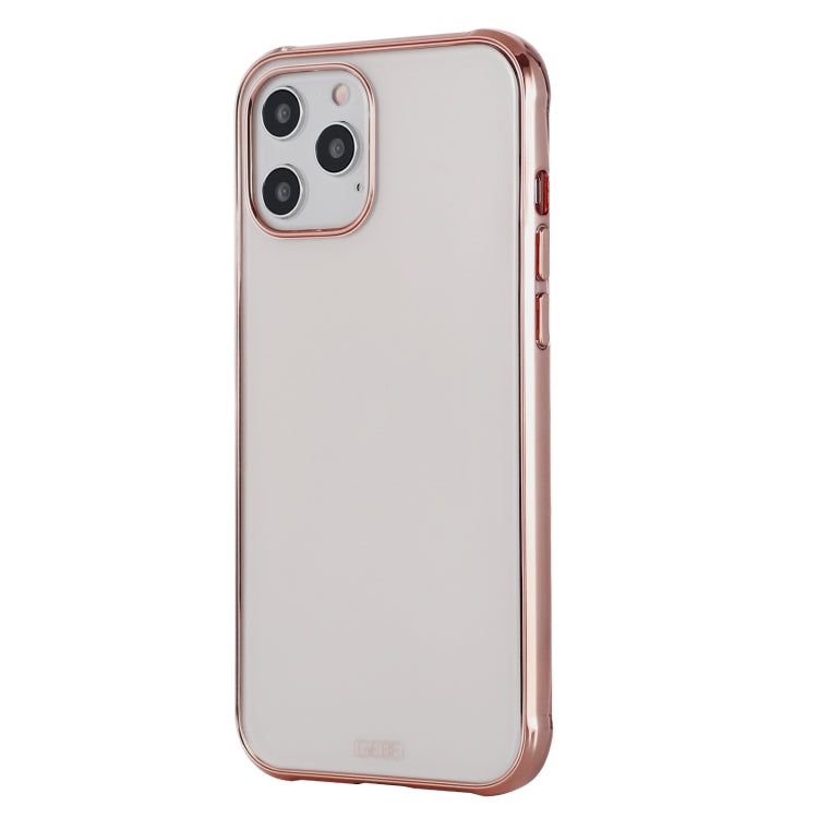 GEBEI Plating TPU Shockproof Protective Case, For iPhone 12 mini, For iPhone 12 / 12 Pro, For iPhone 12 Pro Max