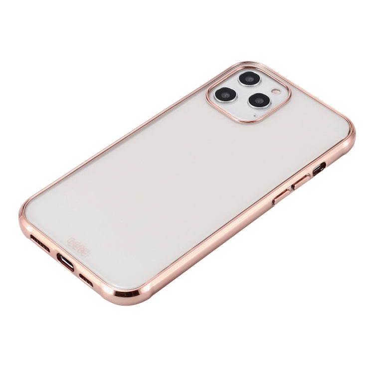 GEBEI Plating TPU Shockproof Protective Case, For iPhone 12 mini, For iPhone 12 / 12 Pro, For iPhone 12 Pro Max