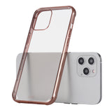 GEBEI Plating TPU Shockproof Protective Case, For iPhone 12 mini, For iPhone 12 / 12 Pro, For iPhone 12 Pro Max