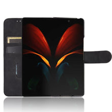Load image into Gallery viewer, For Samsung Galaxy Z Fold2 5G Solid Color Skin Feel Magnetic Buckle Horizontal Flip Calf Texture PU Leather Case with Holder &amp; Card Slots &amp; Wallet, For Samsung Galaxy Z Fold2 5G