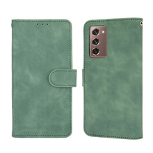 Load image into Gallery viewer, For Samsung Galaxy Z Fold2 5G Solid Color Skin Feel Magnetic Buckle Horizontal Flip Calf Texture PU Leather Case with Holder &amp; Card Slots &amp; Wallet, For Samsung Galaxy Z Fold2 5G