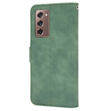 Load image into Gallery viewer, For Samsung Galaxy Z Fold2 5G Solid Color Skin Feel Magnetic Buckle Horizontal Flip Calf Texture PU Leather Case with Holder &amp; Card Slots &amp; Wallet, For Samsung Galaxy Z Fold2 5G