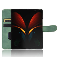 Load image into Gallery viewer, For Samsung Galaxy Z Fold2 5G Solid Color Skin Feel Magnetic Buckle Horizontal Flip Calf Texture PU Leather Case with Holder &amp; Card Slots &amp; Wallet, For Samsung Galaxy Z Fold2 5G