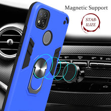 Load image into Gallery viewer, Armour Series PC + TPU Protective Case with Ring Holder, For Xiaomi Redmi 9C