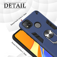 Load image into Gallery viewer, Armour Series PC + TPU Protective Case with Ring Holder, For Xiaomi Redmi 9C
