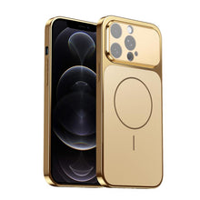 Load image into Gallery viewer, Corning Glass Plating Large Window MagSafe Phone Case, For iPhone 12 Pro, For iPhone 11 Pro Max, For iPhone 11