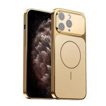 Load image into Gallery viewer, Corning Glass Plating Large Window MagSafe Phone Case, For iPhone 12 Pro, For iPhone 11 Pro Max, For iPhone 11