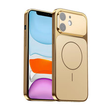 Load image into Gallery viewer, Corning Glass Plating Large Window MagSafe Phone Case, For iPhone 12 Pro, For iPhone 11 Pro Max, For iPhone 11