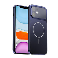 Load image into Gallery viewer, Corning Glass Plating Large Window MagSafe Phone Case, For iPhone 12 Pro, For iPhone 11 Pro Max, For iPhone 11
