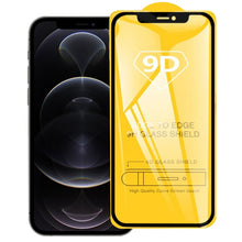 Load image into Gallery viewer, 9D Full Glue Full Screen Tempered Glass Film, For iPhone 12 mini (1 PC), For iPhone 12 / 12 Pro (1 PC), For iPhone 12 Pro Max (1 PC)