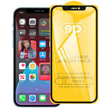 Load image into Gallery viewer, 9D Full Glue Full Screen Tempered Glass Film, For iPhone 12 mini (1 PC), For iPhone 12 / 12 Pro (1 PC), For iPhone 12 Pro Max (1 PC)