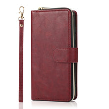 Load image into Gallery viewer, Zipper Wallet Bag Horizontal Flip PU Leather Case with Holder &amp; 9 Card Slots &amp; Wallet &amp; Lanyard &amp; Photo Frame, For Samsung Galaxy A51, For Samsung Galaxy A51 5G, For Samsung Galaxy A70, For Samsung Galaxy A71, For Samsung Galaxy A71 5G                 ...
