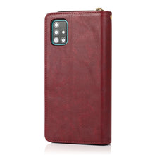 Load image into Gallery viewer, Zipper Wallet Bag Horizontal Flip PU Leather Case with Holder &amp; 9 Card Slots &amp; Wallet &amp; Lanyard &amp; Photo Frame, For Samsung Galaxy A51, For Samsung Galaxy A51 5G, For Samsung Galaxy A70, For Samsung Galaxy A71, For Samsung Galaxy A71 5G                 ...