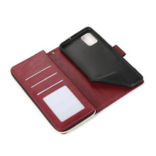 Load image into Gallery viewer, Zipper Wallet Bag Horizontal Flip PU Leather Case with Holder &amp; 9 Card Slots &amp; Wallet &amp; Lanyard &amp; Photo Frame, For Samsung Galaxy A51, For Samsung Galaxy A51 5G, For Samsung Galaxy A70, For Samsung Galaxy A71, For Samsung Galaxy A71 5G                 ...