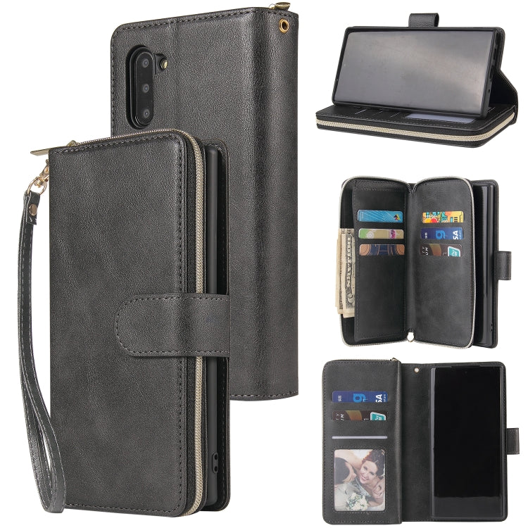 Zipper Wallet Bag Horizontal Flip PU Leather Case with Holder & 9 Card Slots & Wallet & Lanyard & Photo Frame, For Samsung Galaxy A51, For Samsung Galaxy A51 5G, For Samsung Galaxy A70, For Samsung Galaxy A71, For Samsung Galaxy A71 5G                 ...