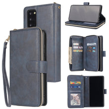 Load image into Gallery viewer, Zipper Wallet Bag Horizontal Flip PU Leather Case with Holder &amp; 9 Card Slots &amp; Wallet &amp; Lanyard &amp; Photo Frame, For Samsung Galaxy A51, For Samsung Galaxy A51 5G, For Samsung Galaxy A70, For Samsung Galaxy A71, For Samsung Galaxy A71 5G                 ...