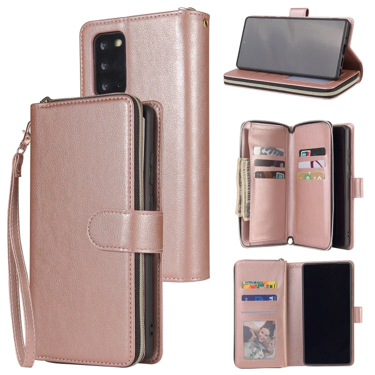 Zipper Wallet Bag Horizontal Flip PU Leather Case with Holder & 9 Card Slots & Wallet & Lanyard & Photo Frame, For Samsung Galaxy A51, For Samsung Galaxy A51 5G, For Samsung Galaxy A70, For Samsung Galaxy A71, For Samsung Galaxy A71 5G                 ...