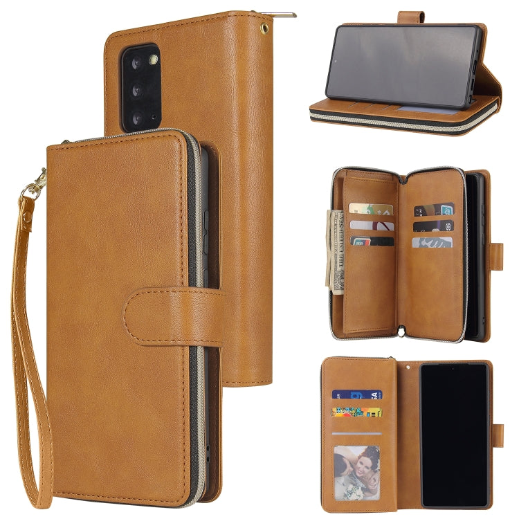 Zipper Wallet Bag Horizontal Flip PU Leather Case with Holder & 9 Card Slots & Wallet & Lanyard & Photo Frame, For Samsung Galaxy A51, For Samsung Galaxy A51 5G, For Samsung Galaxy A70, For Samsung Galaxy A71, For Samsung Galaxy A71 5G                 ...