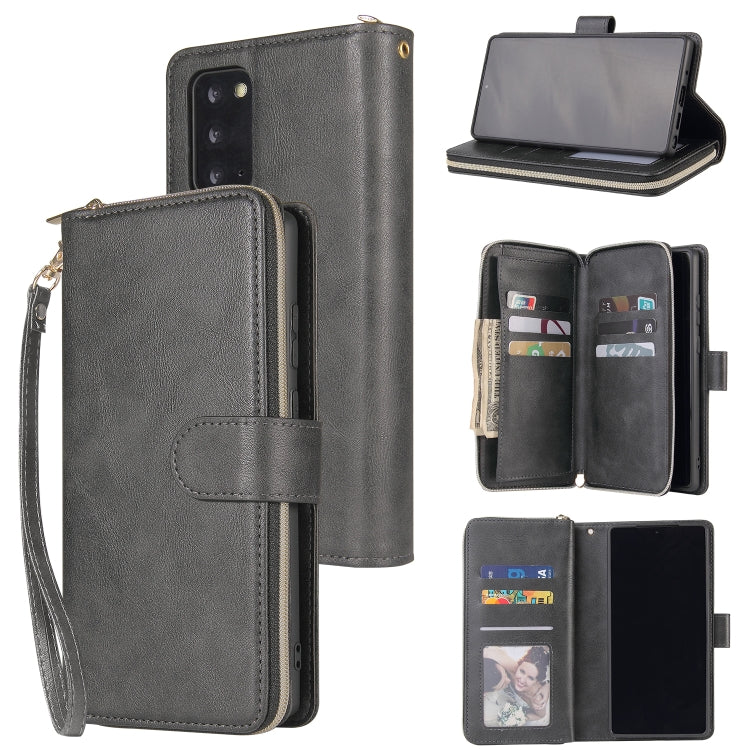 Zipper Wallet Bag Horizontal Flip PU Leather Case with Holder & 9 Card Slots & Wallet & Lanyard & Photo Frame, For Samsung Galaxy A51, For Samsung Galaxy A51 5G, For Samsung Galaxy A70, For Samsung Galaxy A71, For Samsung Galaxy A71 5G                 ...