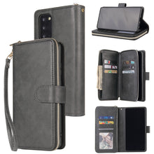 Load image into Gallery viewer, Zipper Wallet Bag Horizontal Flip PU Leather Case with Holder &amp; 9 Card Slots &amp; Wallet &amp; Lanyard &amp; Photo Frame, For Samsung Galaxy A51, For Samsung Galaxy A51 5G, For Samsung Galaxy A70, For Samsung Galaxy A71, For Samsung Galaxy A71 5G                 ...