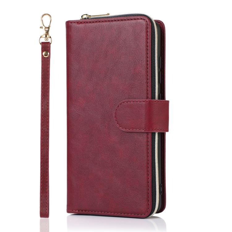 Zipper Wallet Bag Horizontal Flip PU Leather Case with Holder & 9 Card Slots & Wallet & Lanyard & Photo Frame, For Samsung Galaxy S20 FE 5G