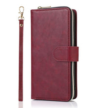 Load image into Gallery viewer, Zipper Wallet Bag Horizontal Flip PU Leather Case with Holder &amp; 9 Card Slots &amp; Wallet &amp; Lanyard &amp; Photo Frame, For Samsung Galaxy S20 FE 5G