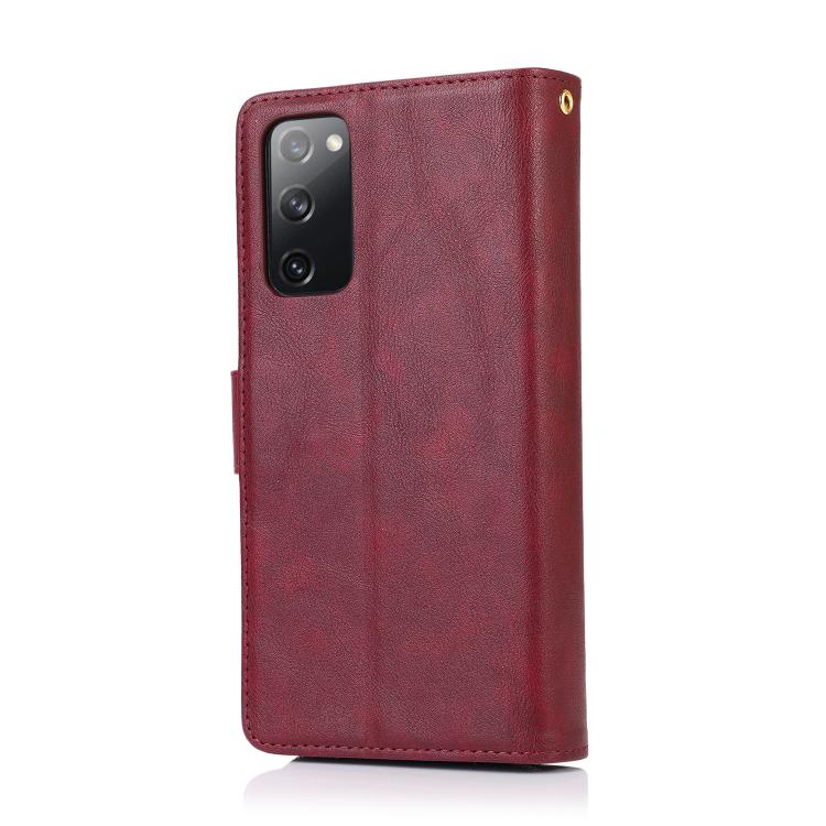 Zipper Wallet Bag Horizontal Flip PU Leather Case with Holder & 9 Card Slots & Wallet & Lanyard & Photo Frame, For Samsung Galaxy S20 FE 5G