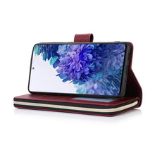 Load image into Gallery viewer, Zipper Wallet Bag Horizontal Flip PU Leather Case with Holder &amp; 9 Card Slots &amp; Wallet &amp; Lanyard &amp; Photo Frame, For Samsung Galaxy S20 FE 5G