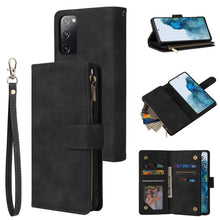 Load image into Gallery viewer, Zipper Wallet Bag Horizontal Flip PU Leather Case with Holder &amp; 9 Card Slots &amp; Wallet &amp; Lanyard &amp; Photo Frame, For Samsung Galaxy S20 FE 5G