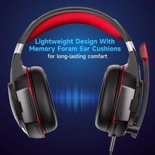 Load image into Gallery viewer, KOTION EACH G2000 Wired Game Headphones with LED Light
